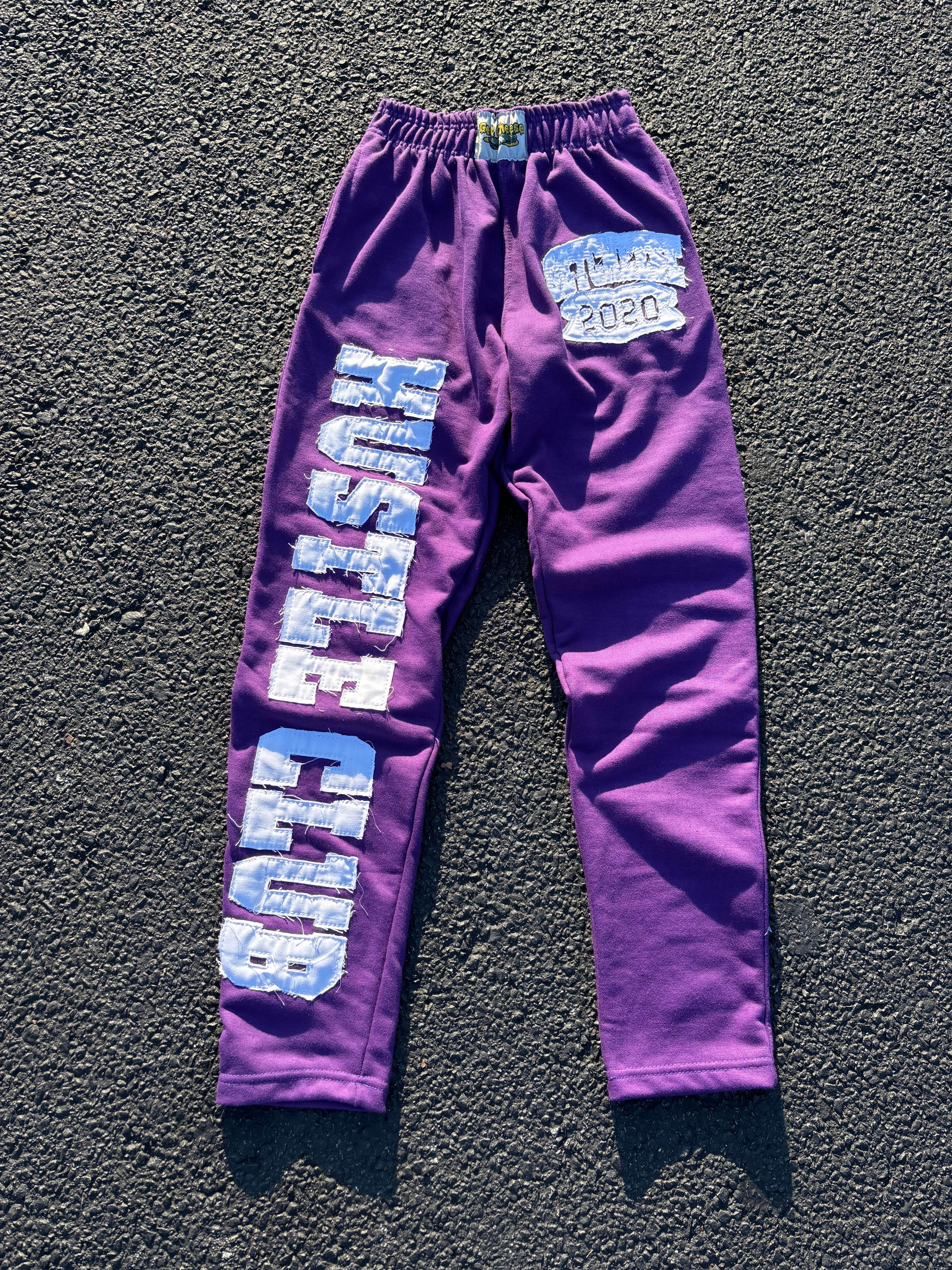 HUSTLE CLUB V3 “GRAPE” SWEATPANTS - GetCheese