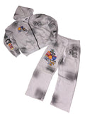 “Road 2 Riches” Gc Sweatsuit - Grey